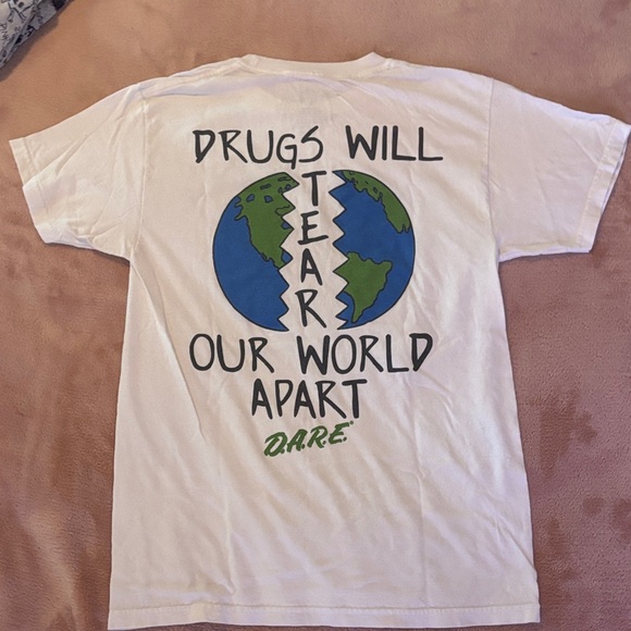 DARE White Short Sleeve Tee (Back Design) - Picture 3 of 3